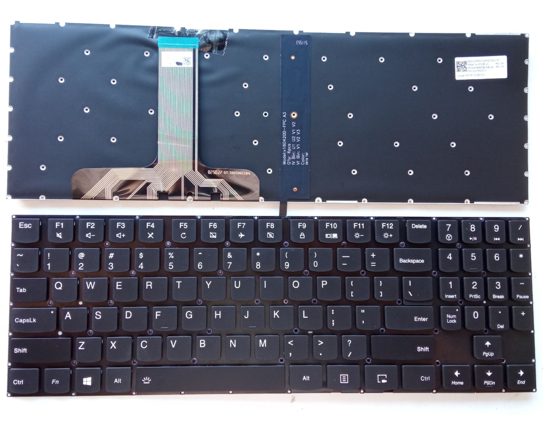 Picture of New Replacement Laptop Keyboard For LENOVO Y520/R720 BLACK Backlit (OEM) US Layout